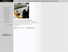Tablet Screenshot of pandeamusic.com